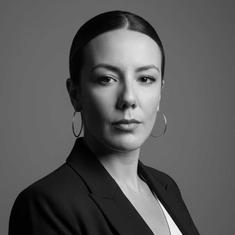 Lic. Carmen Cázarez en su despacho jurídico